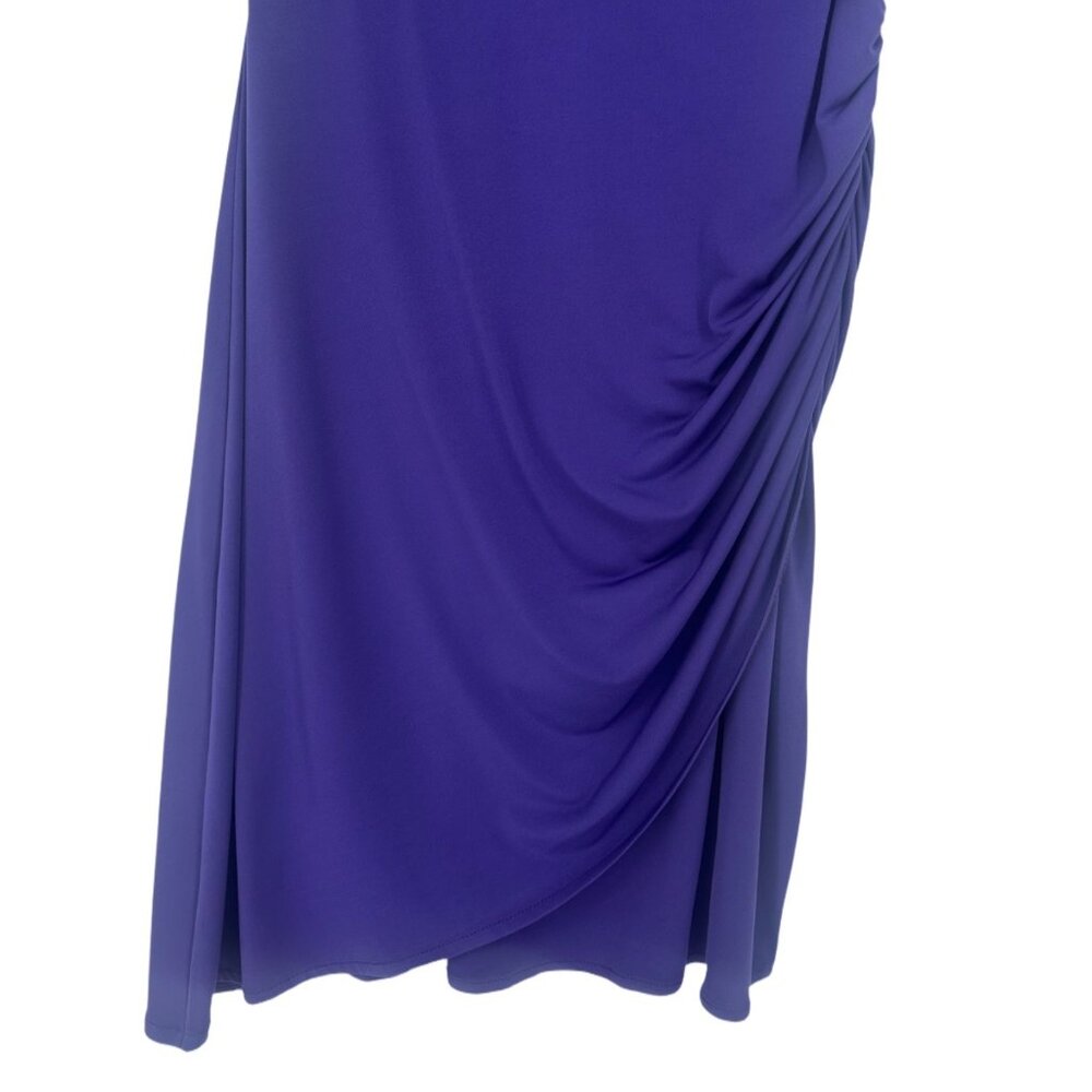 Maggy L Cocktail Dress Deep Purple Size 10 - Picture 2 of 7